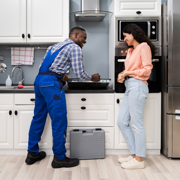 what kind of warranty do you offer on your cooktop repair services in Britt Iowa